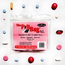 Organisateur de pilules de médecine, Etiquettes pour AM/PM, Resealable, Portable, Jetable Pouches pour la médecine, Vitamines, Gummies, Sacs à pilules en plastique pour le voyage, Promenades XL Taille=100 Nombre (2 Packs de 50)