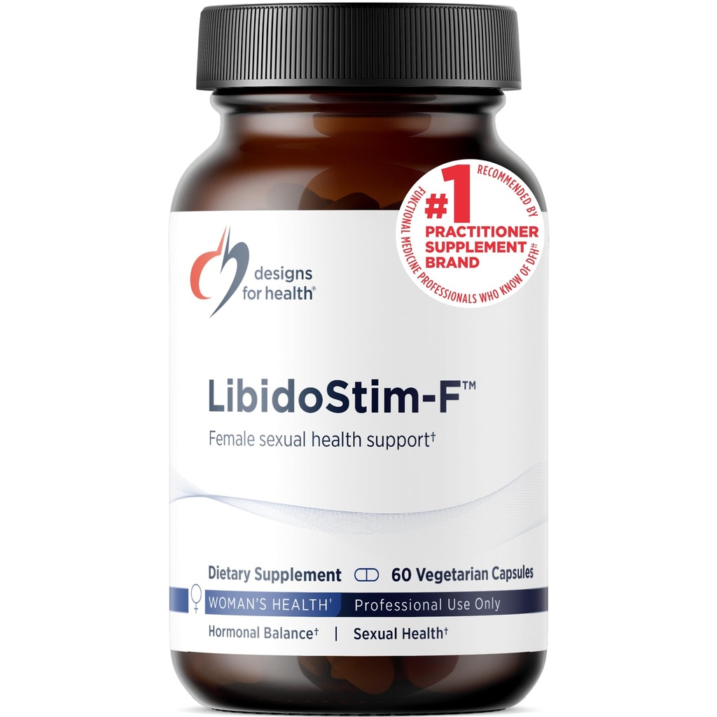 Designs für die Gesundheit LibidoStim-F - Formel für Frauen mit Tribulus, DHEA + Ginkgo Biloba - Non-GMO + Soy Free Female Health Support Supplement (60 Kapseln)