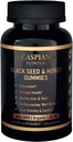 Black Seed & Honey Gummies with Biotin & Vitamin C, Organic, Non-GMO, 2% TQ, 60 Gummies