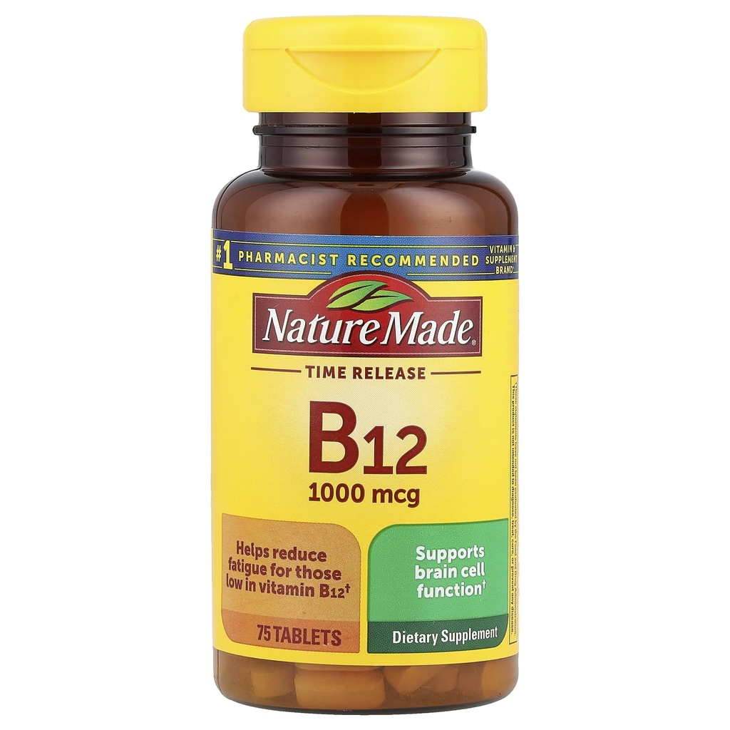 Natur gemacht, Vitamin B-12 1000 mg, 75 ct