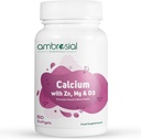 AMBROSIAL Calcium Magnesium Zink mit Vitamin D3 Packung 1-60 Kapseln