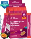 KEY NUTRIENTS Multivitamin Elektrolyte Pulververpackungen - Delicious Passion Fruit 40 Pack Hydration Packets - Travel Hydration Powder - No Sugar, No Calories, Gluten Free - Made in USA