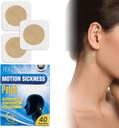 Hinter den Ear Motion Sickness Patches für Kreuzfahrt. Pack von 9520 Beige Sea Sickness Patches für Kreuzfahrt, Flugzeug, Auto. Anti Motion Sickness Patch hinter Ohr. Seasick Patch