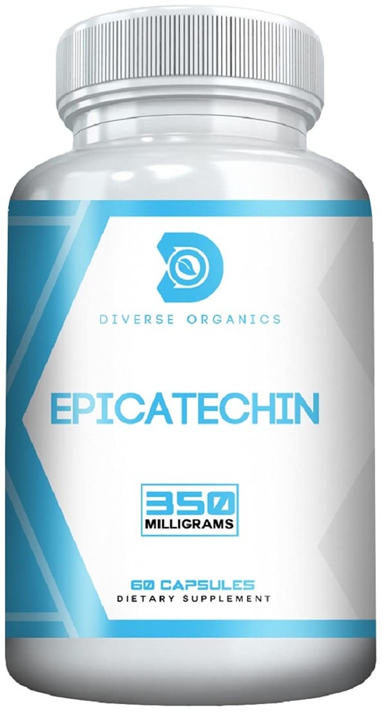 EPICATECHIN - 350 MGS PER Servieren - 60 Servierungen - Kann Leistung erhöhen - Kann Proteinsynthese erhöhen - von Diverse Organcis