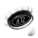 Lashify verstärken 12mm GossamerDIY Wimpern Extensions Refill, Schwarz, Einfache Falsche Wimpern für einen natürlichen Look