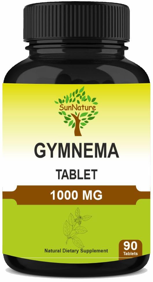 Comprimés Gymnema 90 Comprimés, 1000 mg, 45 jours d'approvisionnement