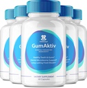 GumAktiv Capsule Tutta la cura naturale per denti e gengive, GumAktiv Pills Dental & Gum Health Formula Extra Forza, Vitamina e Minerali Complessivamente capsule di protezione orale, GumAktiv Recensioni (5 Pack)