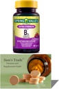 Spring Valley Vitamine B12:00 Comprimés Dissolvés Rapide Supplément diététique Vitamine B12 5000 mcg:00 B Vitamines:00 Complexe Vitamine B12 pour les femmes et les hommes:0045 Comprimés Mixte Berry Flavor + Sam's T. Vitamines Guide