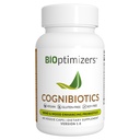 BIOptimizers Cognibiotics Probiotic Brain Supplemento - Aiuta a sostenere Mood, Better Focus, Memoria, Mental Clarity - 60 capsule