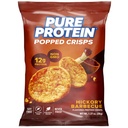 Pure Proteine Popped Crisps, Hickory Barbecue, High Protein Snack, 12G Protein, 1.27oz., 12 Conte