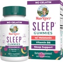 MaryRuth Organics Melatonin Gummies | 5mg Schlafgummis mit Vitamin B6 | Hergestellt mit Bio-Kananenzucker | Relaxation & Schlafunterstützung für Erwachsene | Vegan | Non-GMO | Gluten Free | 60 Count