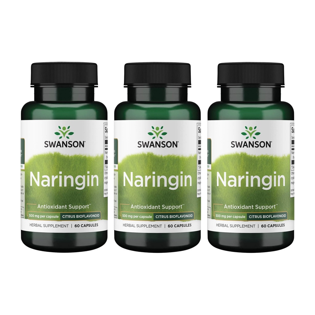 Swanson Naringin 500 Milligramme 60 Kapseln (3 Packung)