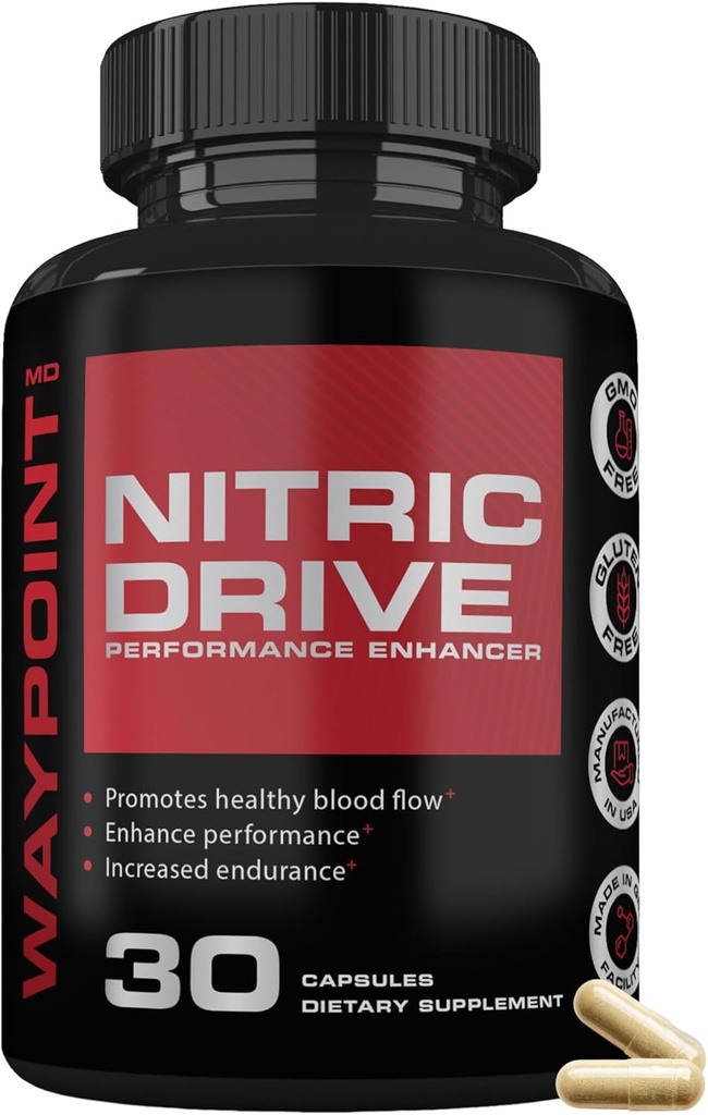 Supplément d'oxyde nitrique avancé pour les hommes- 342% Booster d'oxyde nitrique *– Comprend L Arginine & L Citrulline- Supplément de récupération musculaire et de flux sanguin pour les hommes- Oxyde nitrique