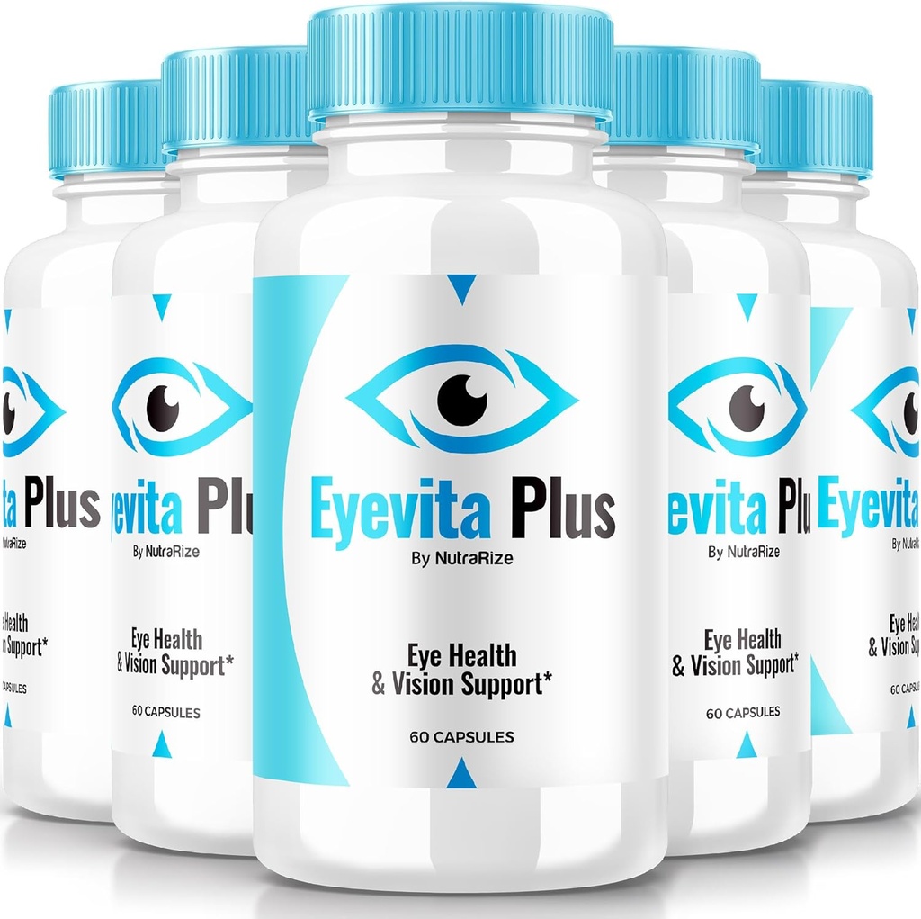 (5 Pack) Eyevita Plus - Supporto completo per la vostra vista, Eyevita Plus Advanced Eye Nutrition, Vitamine Occhiali, Tutti Natural Eye Health Formula, Eye Vita Plus Multivitamin Recensioni (300 capsule)