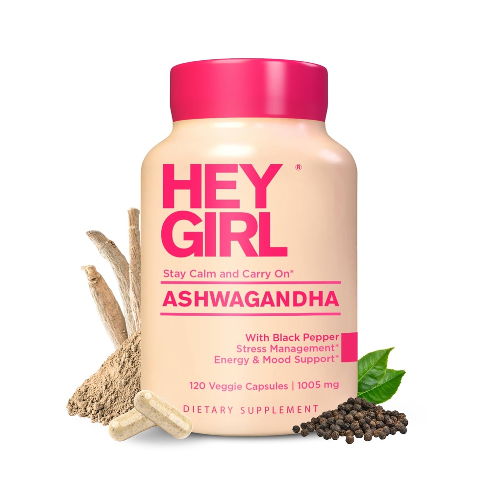 Ashwagandha Kapseln 1005mg - Ashwagandha Pulver mit Bio Schwarz Pfeffer | 120 Pillen Pure Ashwagandha Pulver und Wurzelextrakt | Natürliche Stimmung & Stress Unterstützung, Energie, Fokus, Schilddrüse Ashwaganda