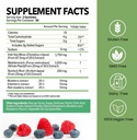 Sea Moss Gummies con Bladderwrack e Burdock Root | Wildcrafted Irish Sea Moss for Immune, Thyroid Support | 100% Vegan Dietary Supplements | Non-GMO, Gluten-Free, Dairy-Free | 60 Gummies
