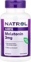 Natrol Melatonin ti aiuta a cadere Asleep più veloce soggiorno Asleep più veloce assorbimento 100 vegetariano 3mg, (Tablets), 240 conte
