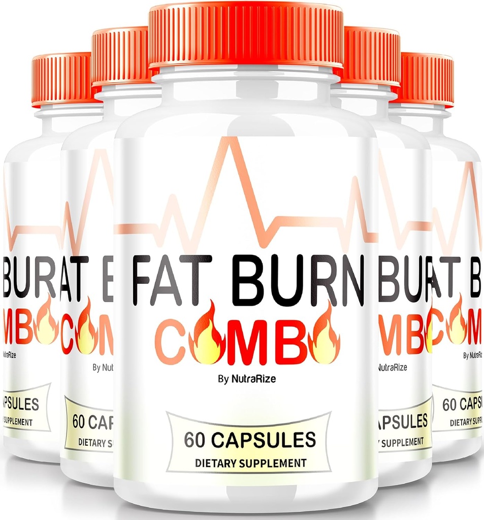 (5 Pack) Fat Burn Combo Capsule, FatBurn Combo Keto Formula, Tutto Natural Weight Loss Supplemento per ottenere corpo sano, Keto Fitness Pills, Recensioni ufficiali (300 capsule)