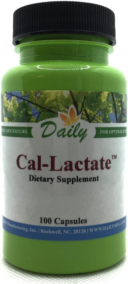 Tägliche Herstellung Calcium LactateTM 100 Kapseln