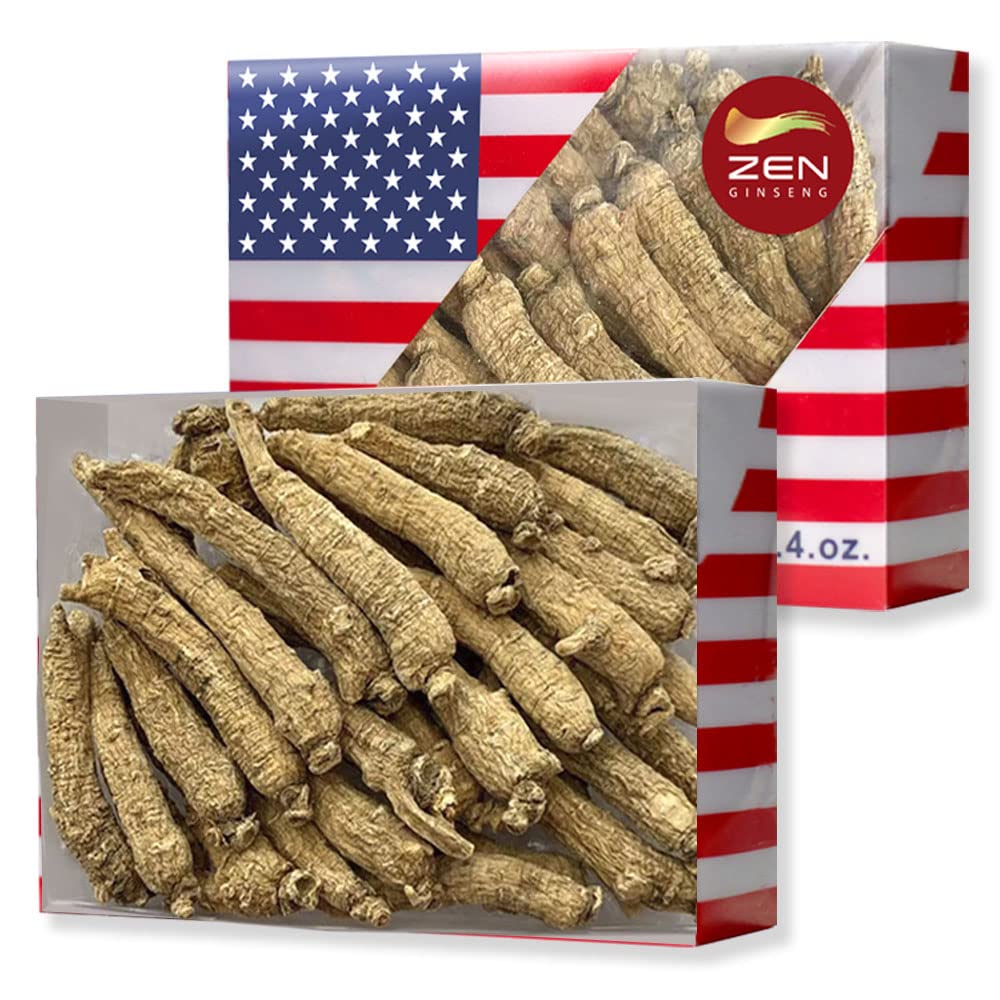 2 Boxen von Hand Ausgewählt American Ginseng Root-Small-Tail (4oz/Box) wird empfohlen, Panax Ginseng. Boosts Body Immunity, Energy & Stamina for Man & Women (8 Oz.)