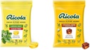 Ricola Sugar Free Lemon Mint Kräuter Cough Suppressant Throat Drops, 105ct Bag & Original Natürliche Kräutertee Tropfen, 115 Count, Cough Suppressant & Throat Relieving Drops