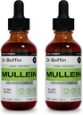 Mullein Leaf Liquid Extract 2 Fl Oz (Pack of 2) - Extra Strenght | Formula avanzata - Natural Supplement Liquid Tincture - Lung Cleanse and Detox - Respiratory Health and Immune Support Drops