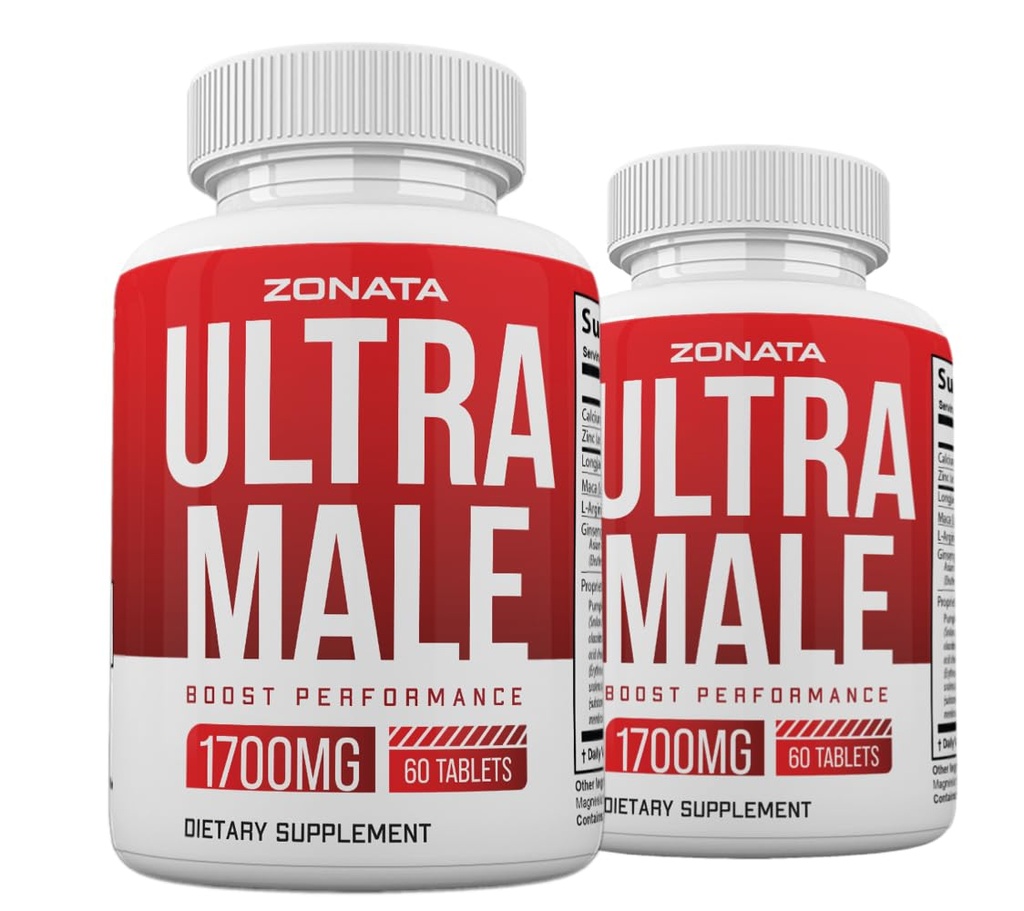 (2 Pack) Ultra Male Pillen, Power Ultra Male Supplement Advanced Formula, 120 Count