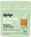 Chewsy Peaceful Sleep Chews, Sleep Support, 3 mg Melatonin, 200 MGS L-Theanine, Kamille, Lemon Balm, Magnolia, Nighttime Sleep Aid, Natural Minty Chews, Promotes restful Sleep, 6 -Day Supply (1)