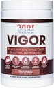 Vigor - Stimulant-Free Nitric Oxide Pre-Workout Pulver | L-Citrulline (5000mg), Malic Acid (2000mg), GlycerPump (1500mg)s Fruit Punch| 30 Servierungen, 13.86g Jede | Made in USA