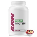 RAW Poudre de protéines végétaliennes, bol d'açai - 20g de poudre de protéines végétales et enrichie avec des vitamines pour la croissance et la récupération musculaires - faible teneur en gras, faible teneur en glucides, naturellement aromatisée et sucrée - 25 portions