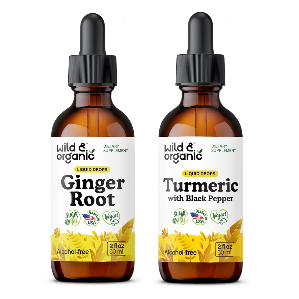 Ginger Root Tinte 2 fl oz & Turmeric Tinte 2 fl oz