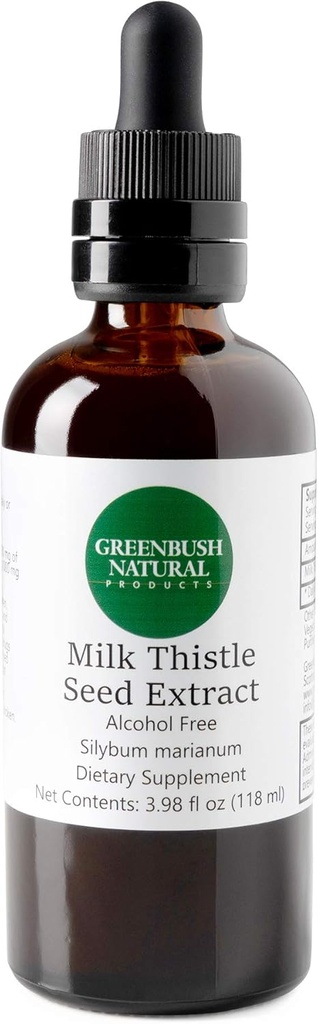 Greenbush Milk Thistle Konzentrat | 4 oz Flüssigextrakt | Lebergesundheit
