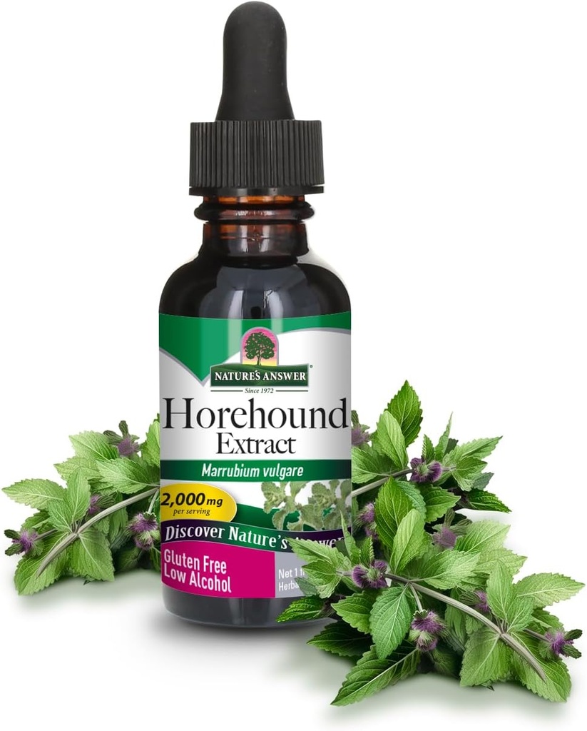 Natur Antwort Horehound mit Bio-Alkohol, 1-Fluid Ounce