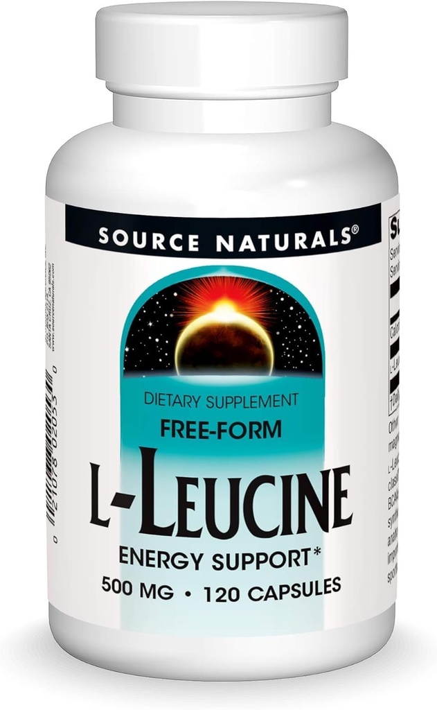 Quelle Naturals L-Leucine, 500mg, 120 Kapseln