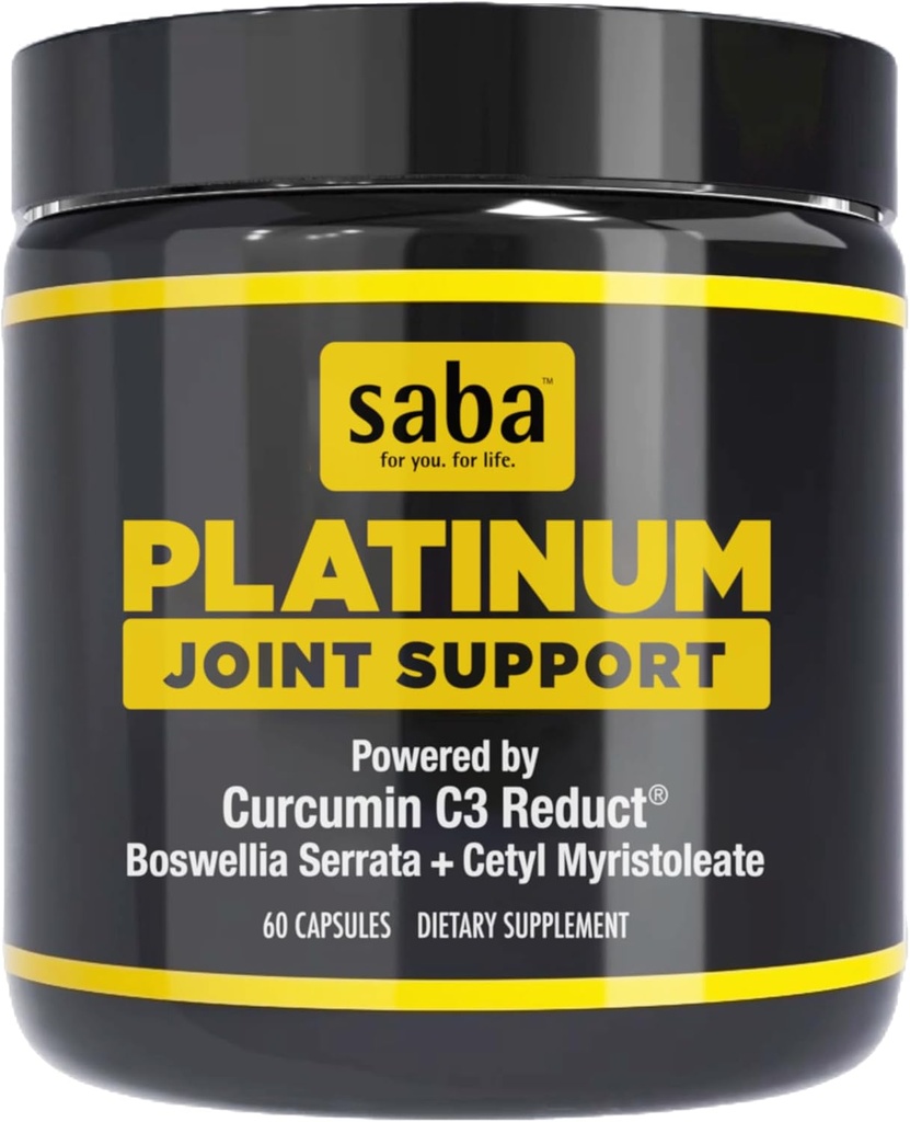 Saba Platinum: Joint Support - Fast-Acting und Potent Formula – 60 Kapseln
