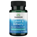 Swanson Standardized Lutein & Bilberry 60 Sgels