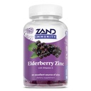 ZAND Elderberry Zinc Immunity Gummies avec de la vitamine C, un soutien immunitaire annuel pour les enfants et les adultes, 60 Nombre
