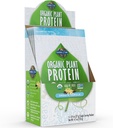 Jardin de la vie Protéines végétales organiques Poudre de vanille lisse - Paquets à portion unique (5-Pack) - Protéines végétales, sans grains et sans gluten Agiter avec 1B CFU probiotiques et enzymes, 15g de protéines