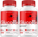 Gluco Bio sano capsule di vitamina, GlucoBio Advanced Supplement, Formula naturale per mantenere livelli sani, massima resistenza Formula giornaliera, Gluco Bio Pills Recensioni (2 Pack - 120 capsule)
