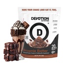 Devotion Nutrition Protein Powder Brownie Batter – 20g Whey Isolate & Casein Protein Blend – Kein hinzugefügter Zucker, Low Carb, Glutenfrei, Keto-Friendly, 1g MCT, Kosher – 2lb Pouch
