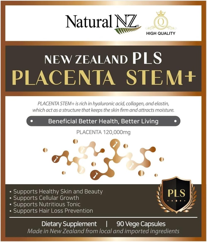 Nuova Zelanda placenta stem+ 120.000mg 90 capsule di vege (1)