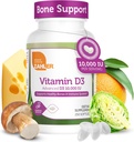 Zahler - Vitamine avancée D3 10,000 UI Softgels (250 comte) Kosher Végétarien Végétarien Vitamine D pour le soutien immunitaire, os, dents et santé musculaire - Easy Swallow VIT D 3