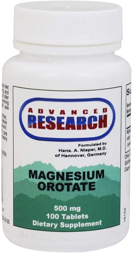 Dr. Hans Nieper Magnesium Orotat Tabletten, 500 Mg, 100 Zähler