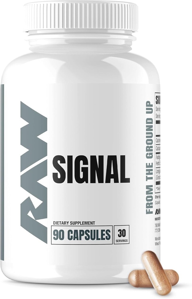 Fadogia di segnale RAW Agrestis & Tongkat Ali Supplement, 90 capsule - Tongkat Ali per gli uomini con (Longjack Root Extract) & Fadogia Agrestis - Maximize & Boost Male Performance