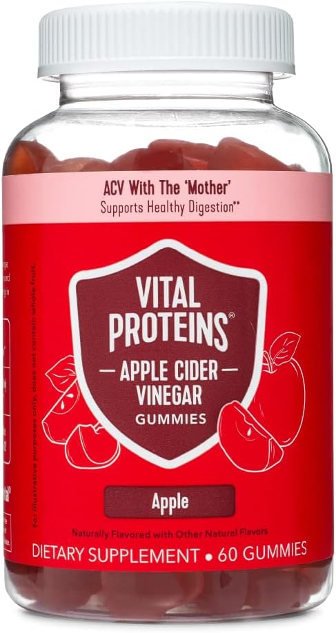 Proteine vitali, Aceto di sidro di mele di Gummies, 60 Conte