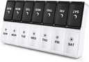 DANYING Extra Large Pill Organizer 2 volte al giorno, XL Weekly Pill Box 2 al giorno, AM PM Pill Case, Day Night Pill Container 7 giorni, Vitamin Case Twice a Day