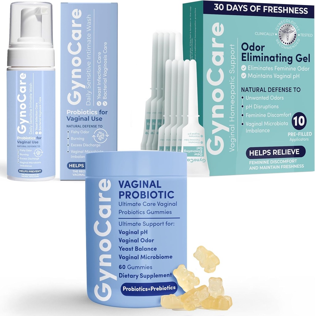 Geräumig denken Komfort Umfassende feminine Wellness Bundle – Dreifache Unterstützung für pH Balance, Odor Control und Intimate Health