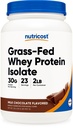 Nutricost Grass-Fed Whey Protein Isolate (Chocolate) 2LBS - Non-GMO, Gluten Free, Sapori naturali
