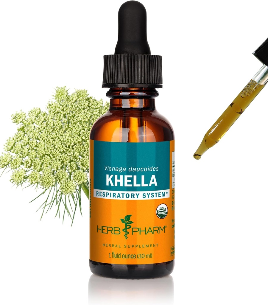 Extrait liquide de pharm Khella pour le système respiratoire - 1 once (DKHELL01)